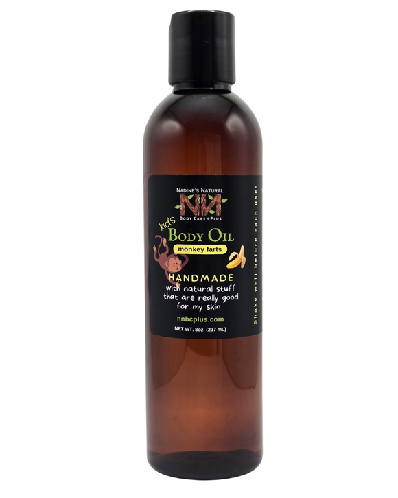 kids body oil (monkey farts)